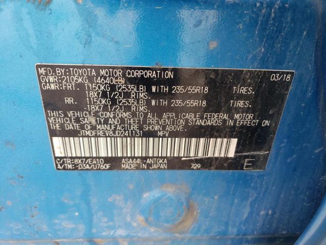 JTMDFREV8JD241131 Toyota 2ar-fe