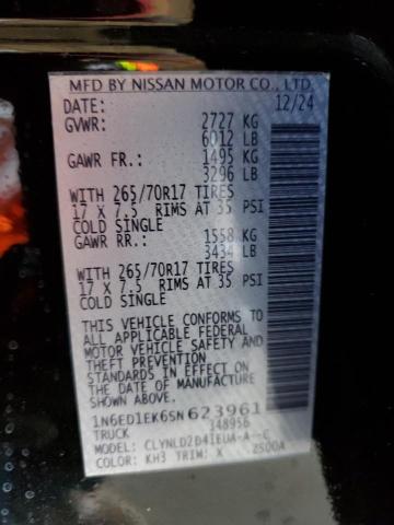 1N6ED1EK6SN623961 Nissan 2025