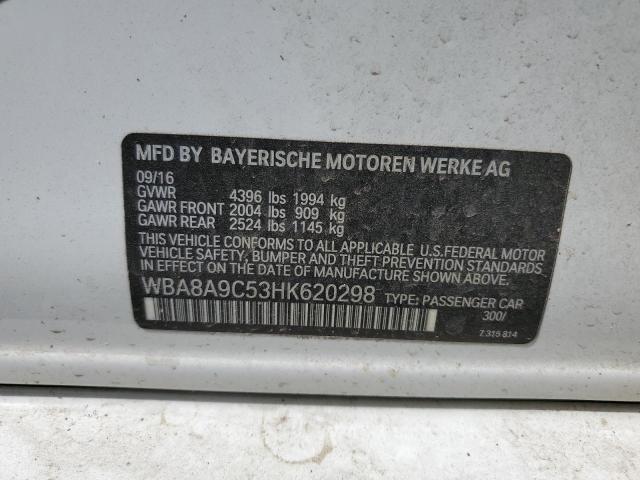 WBA8A9C53HK620298 BMW 320 I