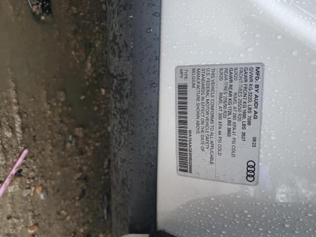 WA15AAGE8RB028666 Audi Q8 E-tron