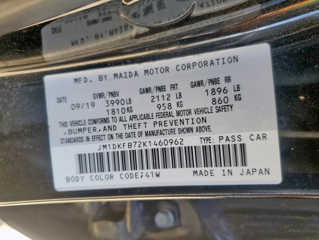 JM1DKFB72K1460962 Mazda Cx-3 Sport