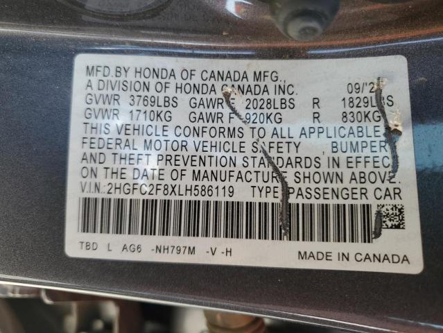 2HGFC2F8XLH586119 Honda k20c2