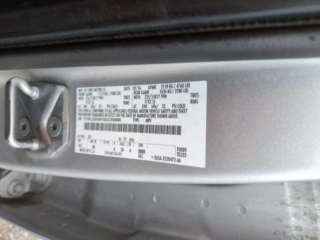 1FMCU0G91GUC59990 Ford ESCAPE SE