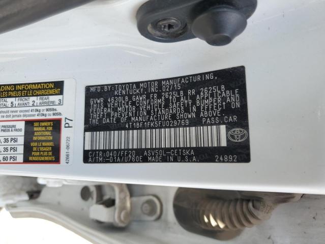 4T1BF1FK5FU029769 Toyota 2ar-fe