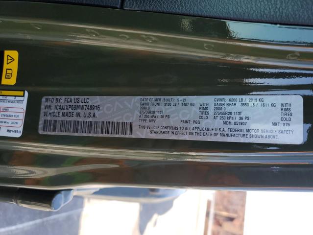 1C4JJXP69MW748916 Jeep WRANGLER U
