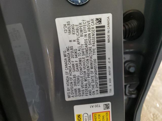 2HGFE2F54SH557200 Honda CIVIC SPOR