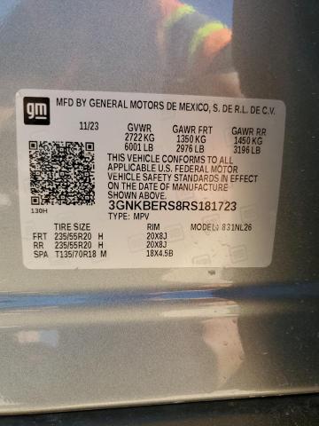 3GNKBERS8RS181723 Chevrolet lgx