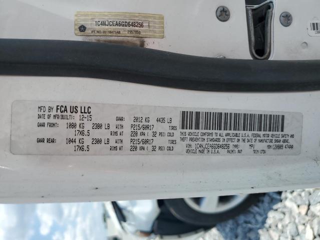 1C4NJCEA6GD648256 Jeep COMPASS LA