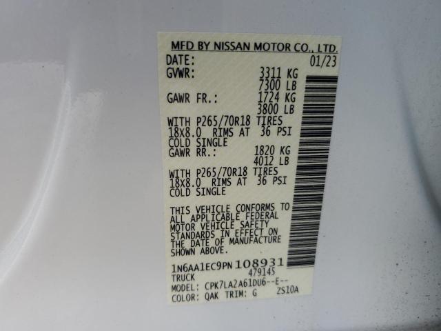 1N6AA1EC9PN108931 Nissan 2023
