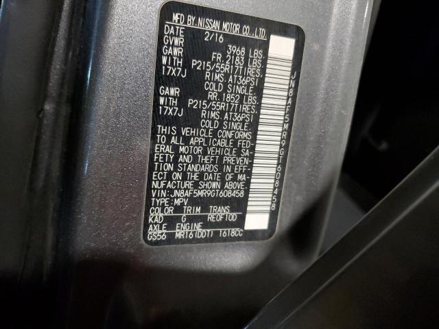 JN8AF5MR9GT608458 Nissan 2016