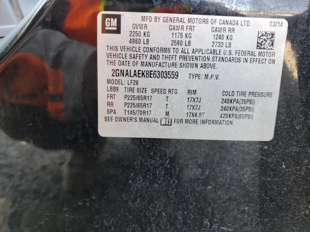 2GNALAEK8E6303559 Chevrolet lea - flex fuel (gas/alc), aluminum, high output