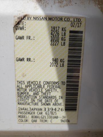 1N4AL3APXHN339426 Nissan 2017