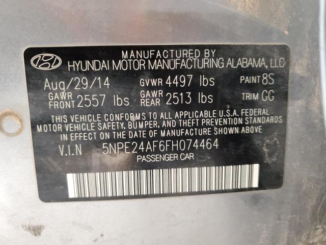 5NPE24AF6FH074464 Hyundai dohc gdi theta-ii