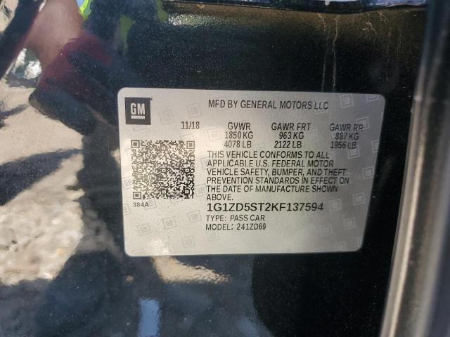 1G1ZD5ST2KF137594 Chevrolet MALIBU LT