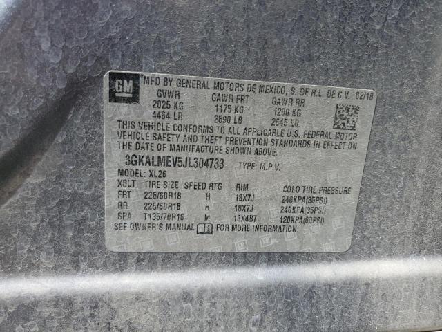 3GKALMEV5JL304733 GMC TERRAIN SL