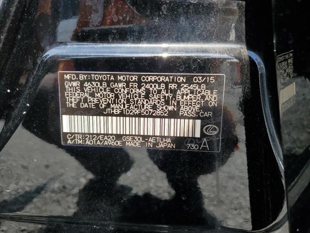 JTHBF1D29F5072852 Lexus IS 250