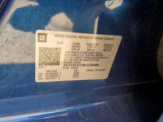 2GTV2LEC5K1135986 GMC Sierra Limited K1500