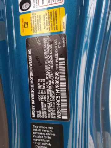 WBS1H9C51HV886698 BMW M2