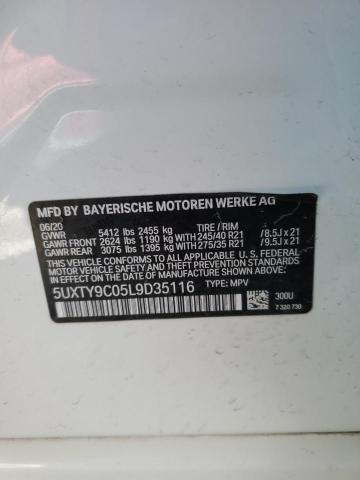 5UXTY9C05L9D35116 BMW X3 Xdrivem40i