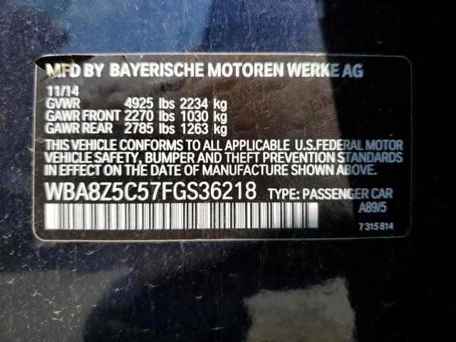WBA8Z5C57FGS36218 BMW 328 Xigt Sulev