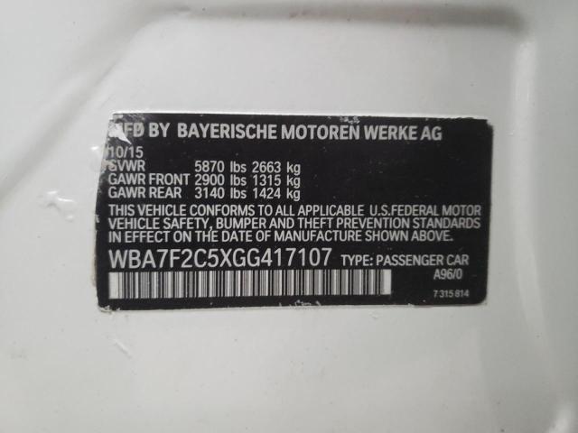 WBA7F2C5XGG417107 BMW 750 Xi