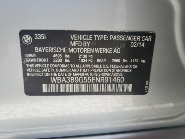 WBA3B9G55ENR91460 BMW 335 XI