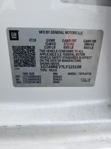 1GT49REY7LF115108 GMC Sierra K2500 Denali
