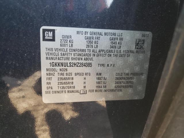 1GKKNULS2HZ284385 GMC Acadia Slt-1