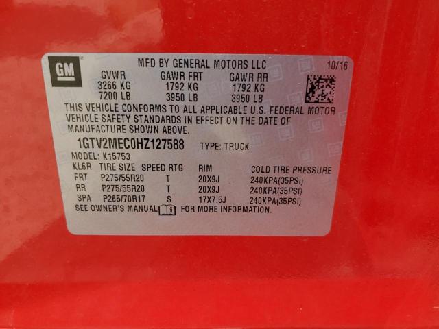 1GTV2MEC0HZ127588 GMC Sierra K1500 Sle