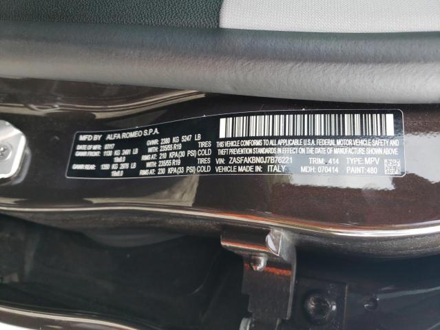 ZASFAKBN0J7B76221 Alfa Romeo STELVIO TI