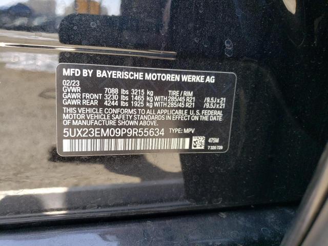 5UX23EM09P9R55634 BMW X7 Xdrive40i