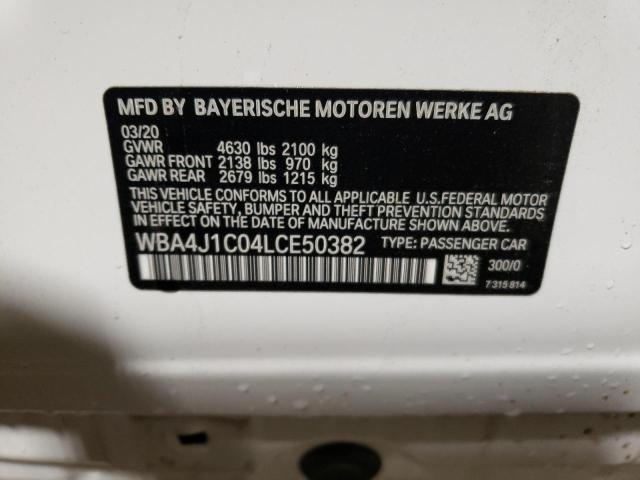 WBA4J1C04LCE50382 BMW 430i Gran Coupe