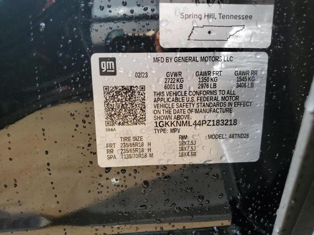 1GKKNML44PZ183218 GMC ACADIA SLT