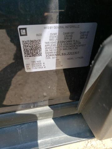 1GKKNMLS1LZ211307 GMC ACADIA SLT