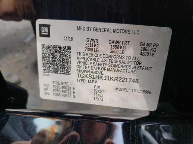 1GKS1HKJ1KR221748 GMC YUKON XL DENALI