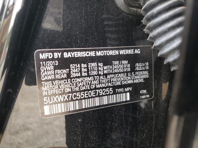 5UXWX7C55E0E79255 BMW X3 Xdrive35i