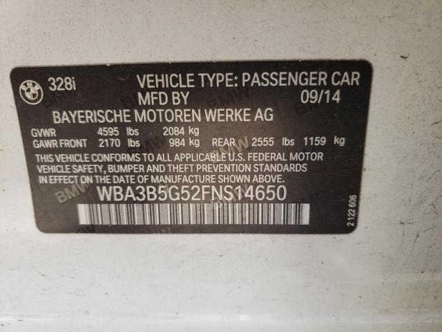 WBA3B5G52FNS14650 BMW 328 Xi Sulev