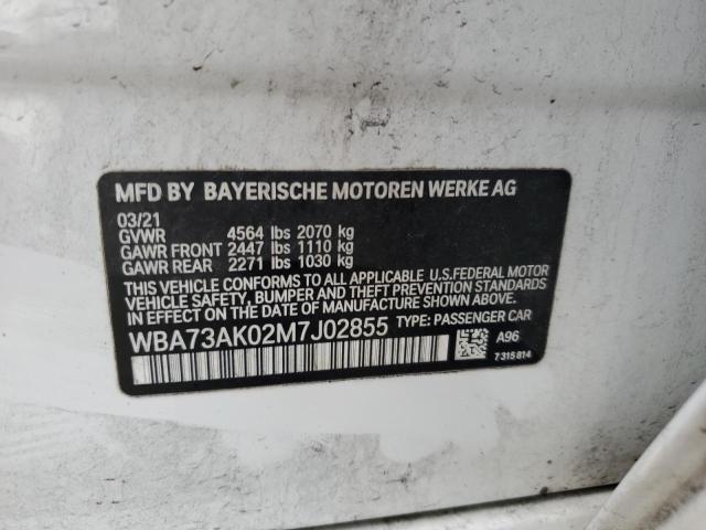 WBA73AK02M7J02855 BMW 228XI