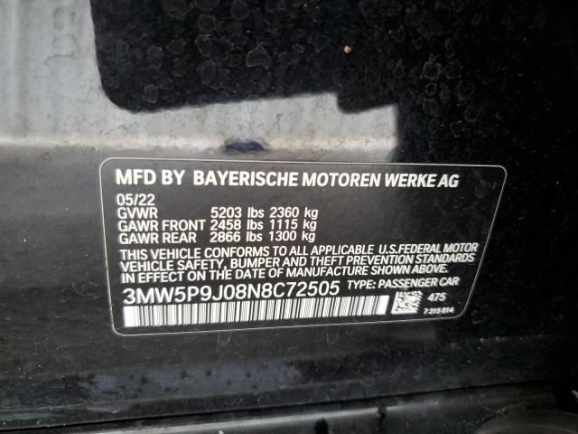 3MW5P9J08N8C72505 BMW 330xe
