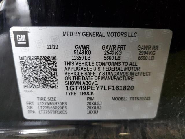 1GT49PEY7LF161820 GMC Sierra K2500 At4