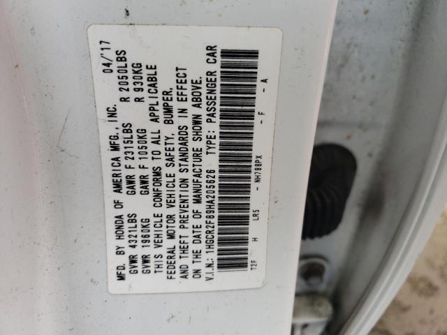 1HGCR2F89HA205626 Honda ACCORD EXL