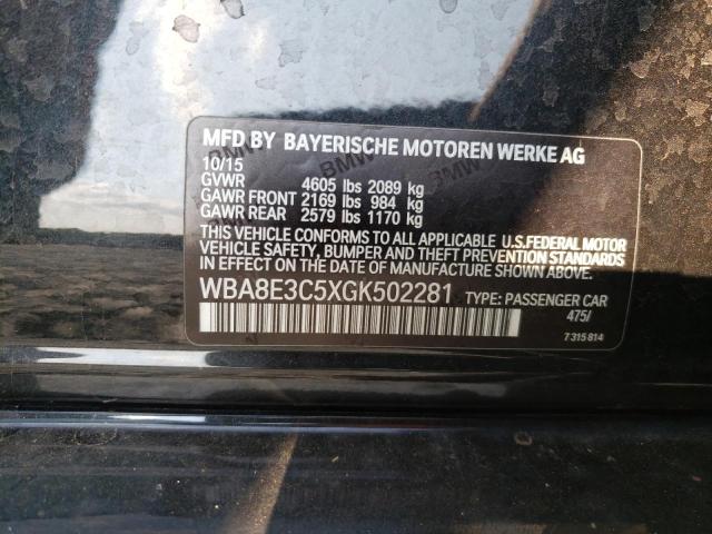 WBA8E3C5XGK502281 BMW 328 Xi Sulev