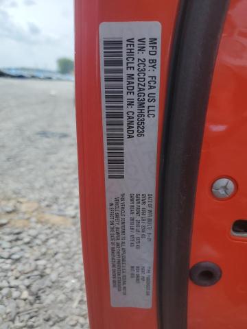 2C3CDZAG3MH635236 Dodge Challenger Sxt