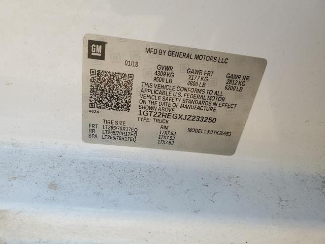 1GT22REGXJZ233250 GMC Sierra K2500 Heavy Duty
