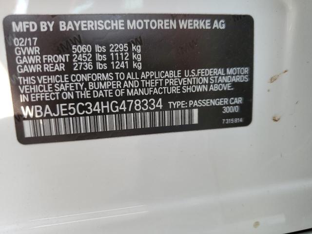 WBAJE5C34HG478334 BMW 540 I