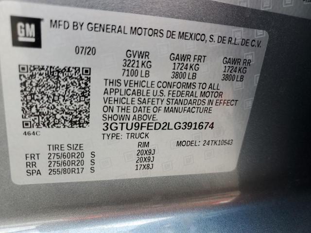 3GTU9FED2LG391674 GMC Sierra K1500 Denali