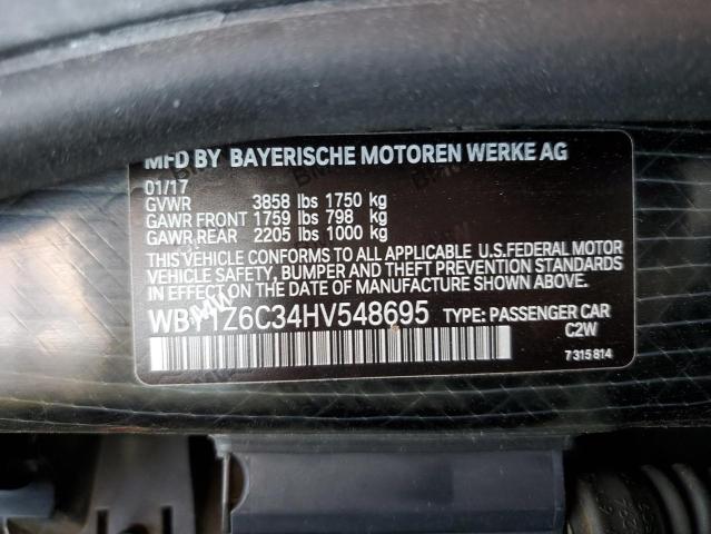 WBY1Z6C34HV548695 BMW I3 Bev