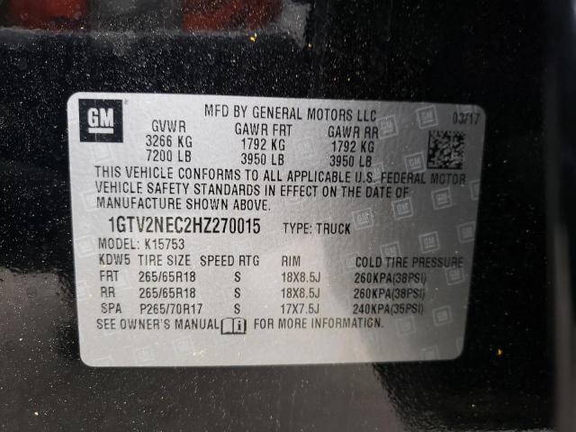 1GTV2NEC2HZ270015 GMC Sierra K1500 Slt