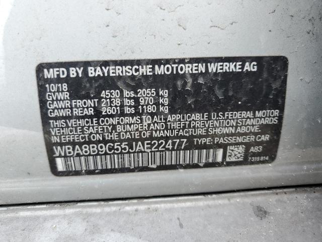 WBA8B9C55JAE22477 BMW 330 I