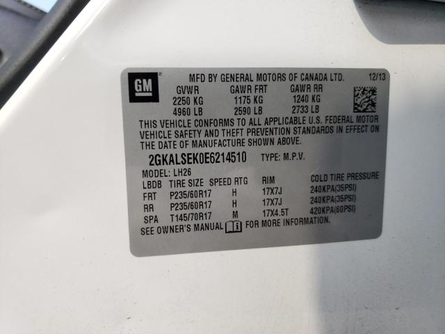 2GKALSEK0E6214510 GMC Terrain Slt